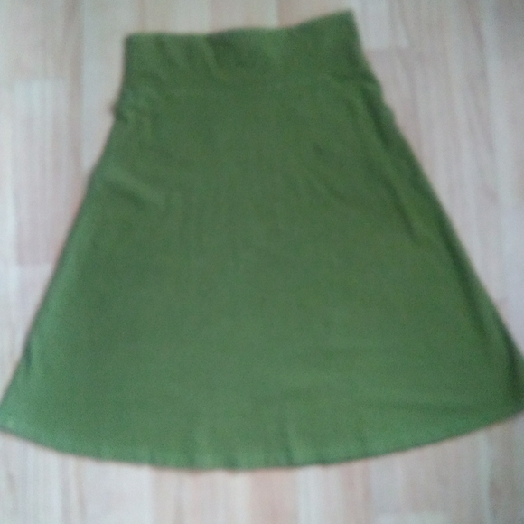 Hemp organic cotton eco skirt with stash pocket - Picture 3 of 7